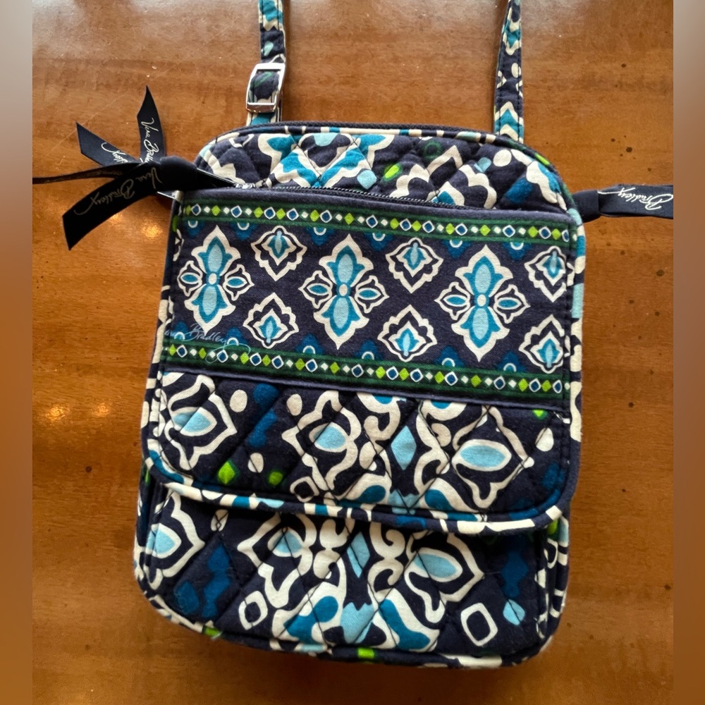Vera Bradley Quilted Crossbody Bag Mini Hipster Slim Purse NWOT